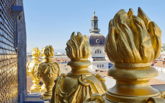 Intercontinental Lyon :  1er Noël et première bûche sublime.