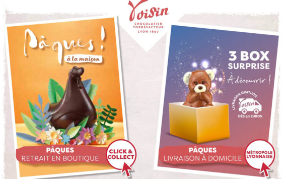 Pâques à la maison avec les chocolats Voisin