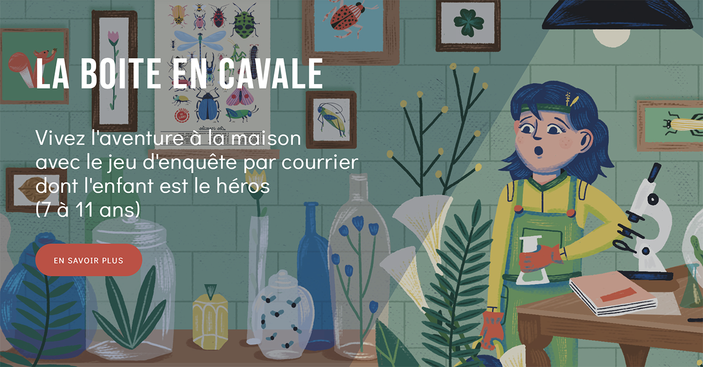 Enquête en Cavale occupe les enfants pendant le confinement.