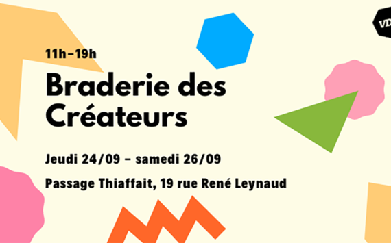 Prenez part à la braderie des créateurs