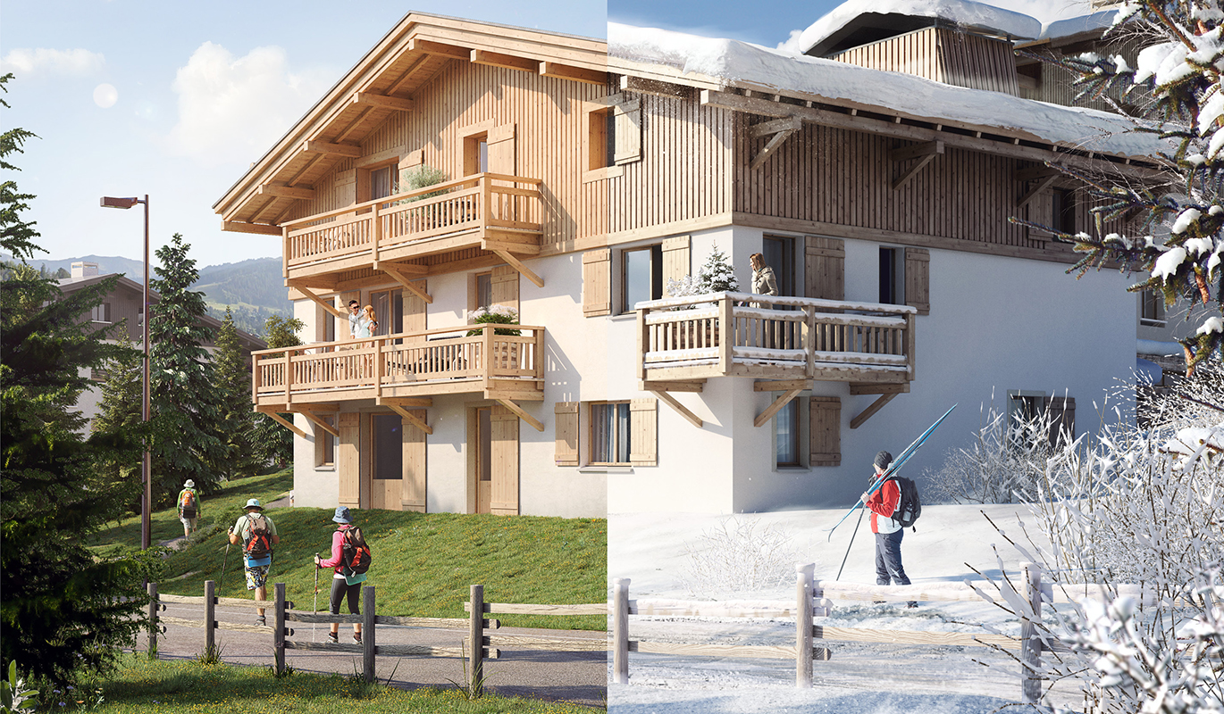 « Privilodge » le programme immobilier d’exception à Megève signé Diagonale.