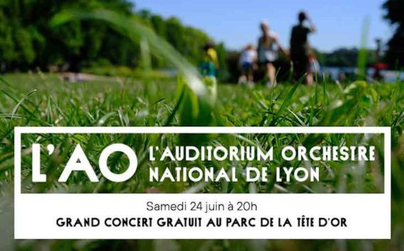 L’Auditorium – Orchestre de Lyon donne un grand concert gratuit au parc de la Tête d’Or